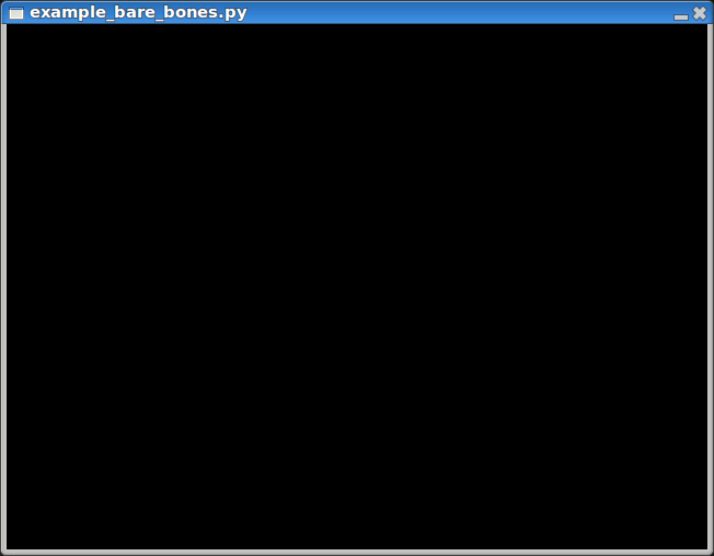 Pyglet bare bones program